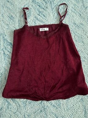 Vintage y2k Hollister burgundy tank top